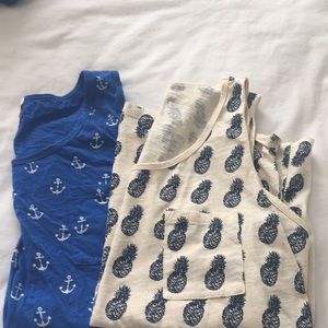 Set of 2 J crew factory tanks